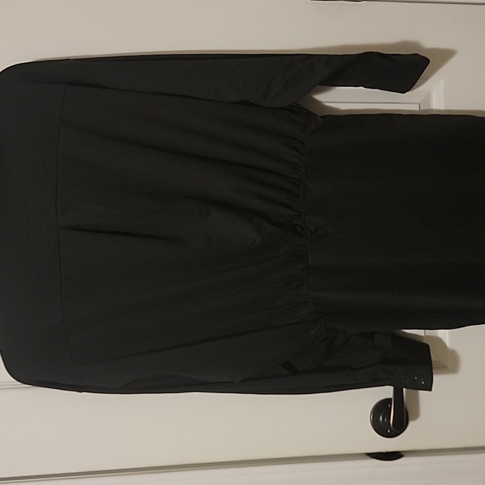 HALARA XL Black Shirt Dress - Picture 5 of 6